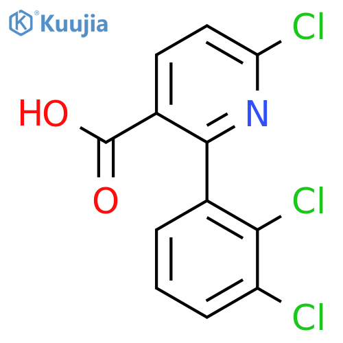 6-Chloro-2-(2,3-dichlorophenyl)nicotinic acid structure