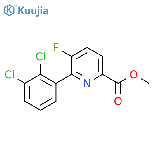 Methyl 6-(2,3-dichlorophenyl)-5-fluoropicolinate structure