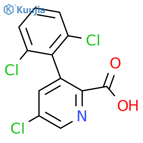 5-Chloro-3-(2,6-dichlorophenyl)picolinic acid structure