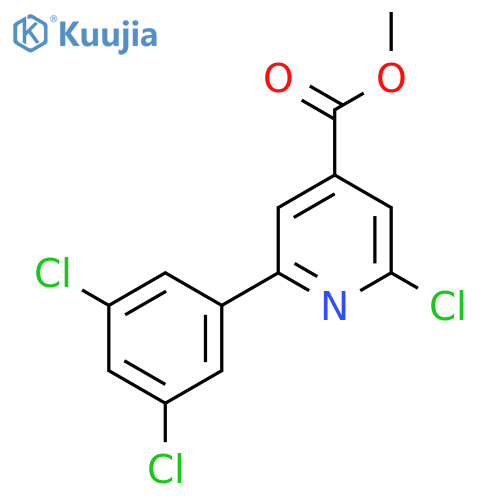 Methyl 2-chloro-6-(3,5-dichlorophenyl)isonicotinate structure