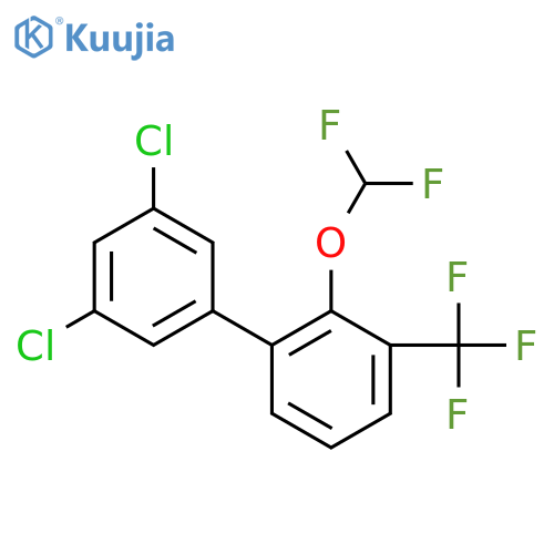 2'-Difluoromethoxy-3,5-dichloro-3'-trifluoromethyl-biphenyl structure