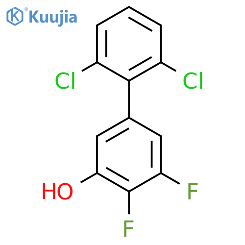 2',6'-Dichloro-4,5-difluoro-biphenyl-3-ol structure