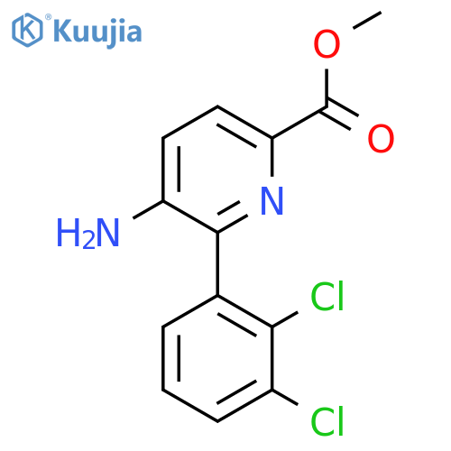 Methyl 5-amino-6-(2,3-dichlorophenyl)picolinate structure