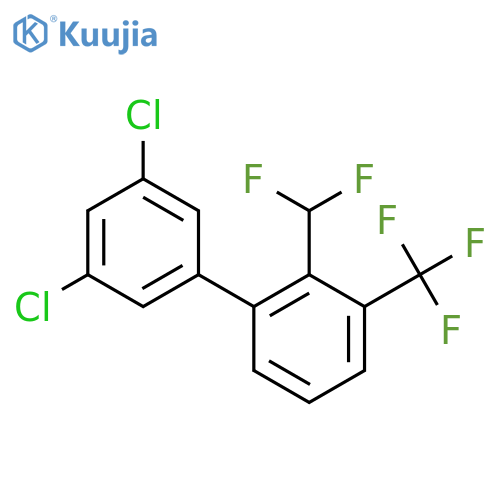 2'-Difluoromethyl-3,5-dichloro-3'-trifluoromethyl-biphenyl structure