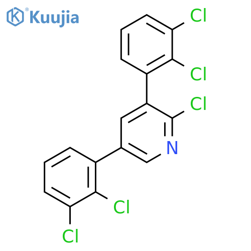 3,5-Bis(2,3-dichlorophenyl)-2-chloropyridine structure