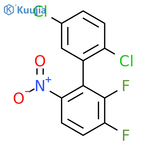 2',5'-Dichloro-2,3-difluoro-6-nitro-biphenyl structure