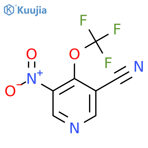 3-Cyano-5-nitro-4-(trifluoromethoxy)pyridine structure