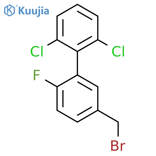 5'-Bromomethyl-2,6-dichloro-2'-fluoro-biphenyl structure