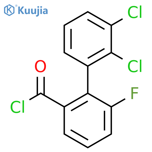 2',3'-Dichloro-6-fluoro-biphenyl-2-carbonyl chloride structure