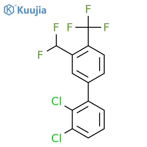 2,3-Dichloro-3'-difluoromethyl-4'-trifluoromethyl-biphenyl structure