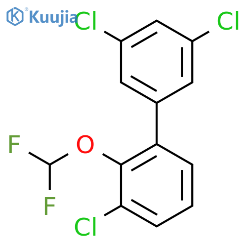 3'-Chloro-3,5-dichloro-2'-difluoromethoxy-biphenyl structure
