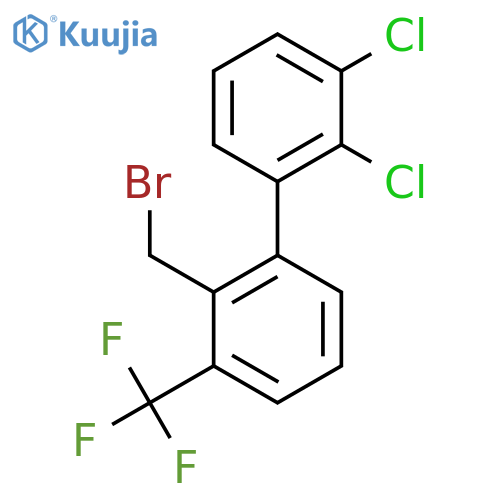 2'-Bromomethyl-2,3-dichloro-3'-trifluoromethyl-biphenyl structure