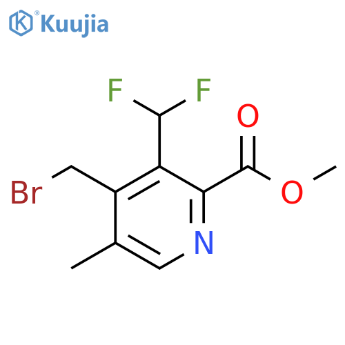 Methyl 4-(bromomethyl)-3-(difluoromethyl)-5-methylpyridine-2-carboxylate structure