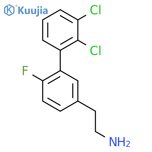 2-(2',3'-Dichloro-6-fluoro-biphenyl-3-yl)-ethylamine structure