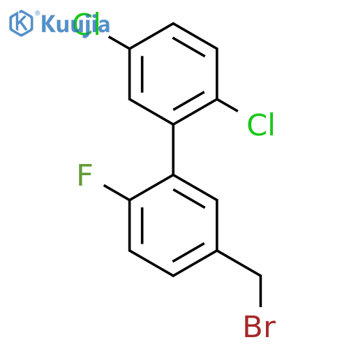 5'-Bromomethyl-2,5-dichloro-2'-fluoro-biphenyl structure
