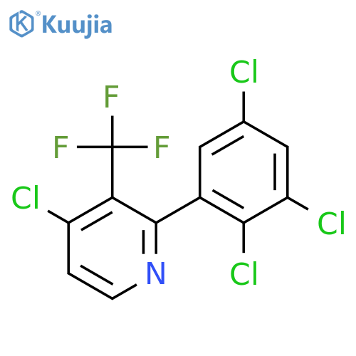4-Chloro-2-(2,3,5-trichlorophenyl)-3-(trifluoromethyl)pyridine structure