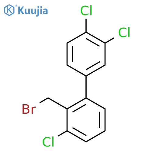 2'-Bromomethyl-3'-chloro-3,4-dichloro-biphenyl structure