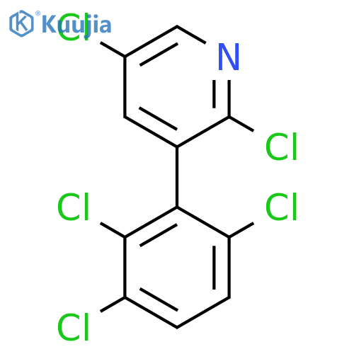 2,5-Dichloro-3-(2,3,6-trichlorophenyl)pyridine structure