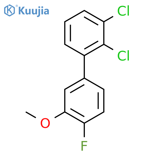 2,3-Dichloro-4'-fluoro-3'-methoxy-biphenyl structure
