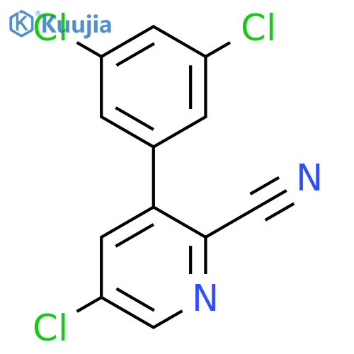 5-Chloro-3-(3,5-dichlorophenyl)picolinonitrile structure