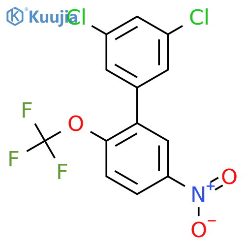 3,5-Dichloro-5'-nitro-2'-trifluoromethoxy-biphenyl structure