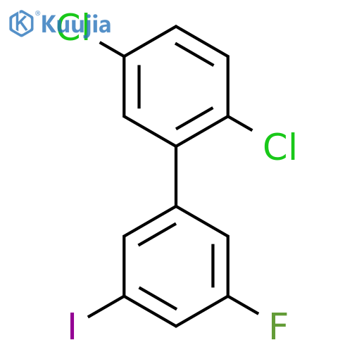 2,5-Dichloro-5'-fluoro-3'-iodo-biphenyl structure