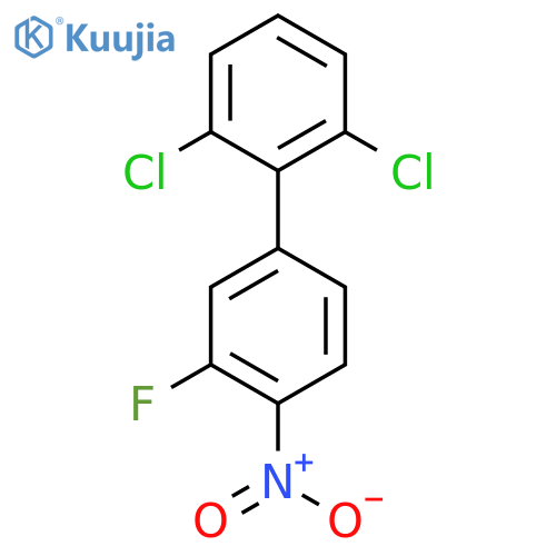 2,6-Dichloro-3'-fluoro-4'-nitro-biphenyl structure