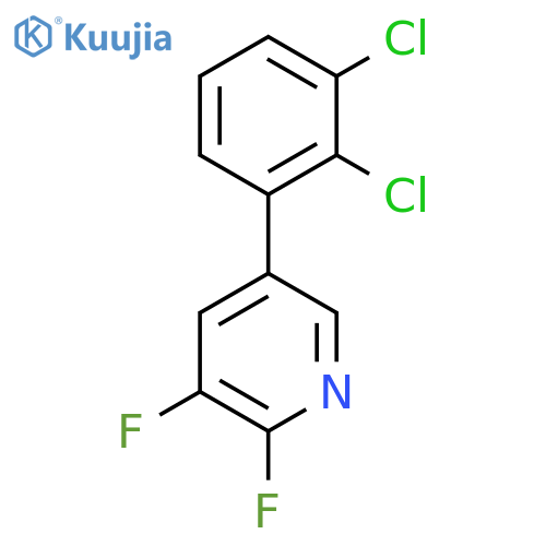 5-(2,3-Dichlorophenyl)-2,3-difluoropyridine structure