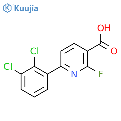 6-(2,3-Dichlorophenyl)-2-fluoronicotinic acid structure