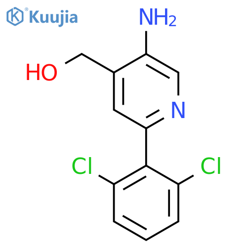 5-Amino-2-(2,6-dichlorophenyl)pyridine-4-methanol structure