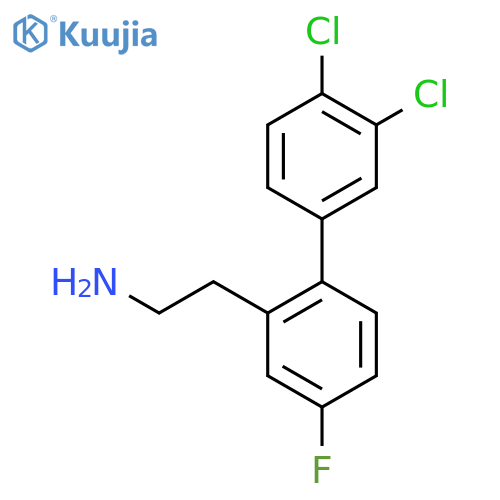 2-(3',4'-Dichloro-4-fluoro-biphenyl-2-yl)-ethylamine structure