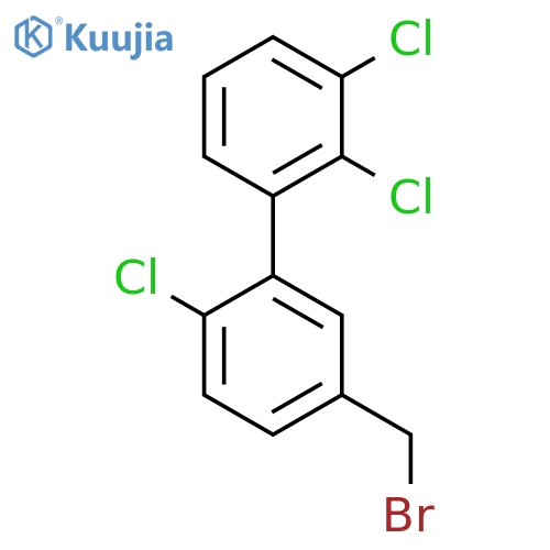 5'-Bromomethyl-2'-chloro-2,3-dichloro-biphenyl structure