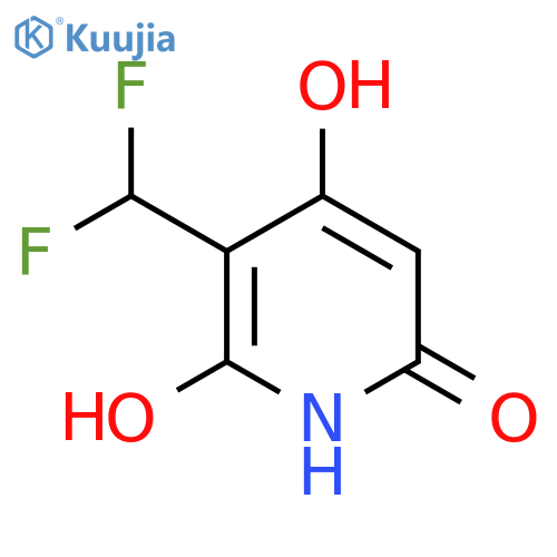 3-(Difluoromethyl)-2,4,6-trihydroxypyridine structure