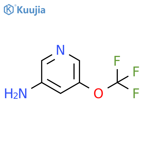 3-Pyridinamine, 5-(trifluoromethoxy)- structure