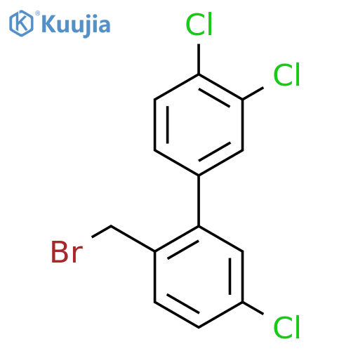 2'-Bromomethyl-5'-chloro-3,4-dichloro-biphenyl structure