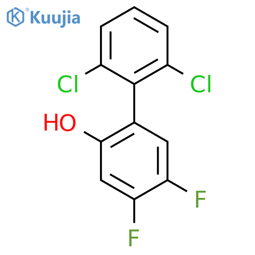 2',6'-Dichloro-4,5-difluoro-biphenyl-2-ol structure
