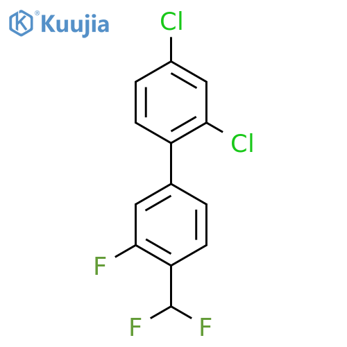 2,4-Dichloro-4'-difluoromethyl-3'-fluoro-biphenyl structure