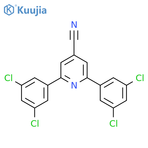 2,6-Bis(3,5-dichlorophenyl)isonicotinonitrile structure
