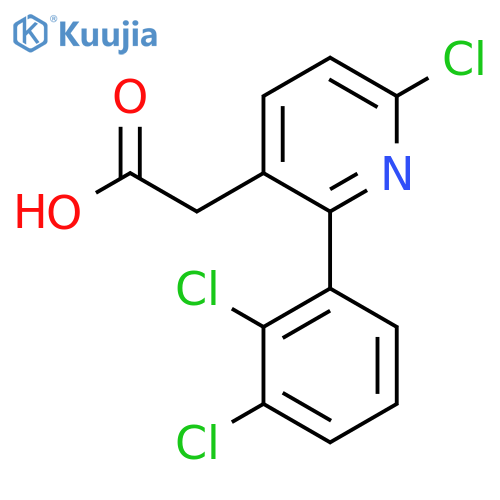 6-Chloro-2-(2,3-dichlorophenyl)pyridine-3-acetic acid structure