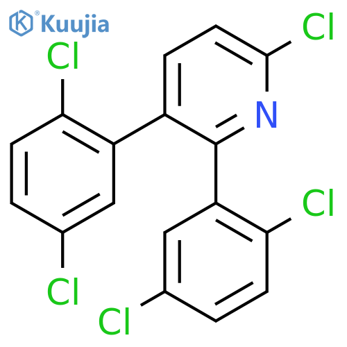 2,3-Bis(2,5-dichlorophenyl)-6-chloropyridine structure