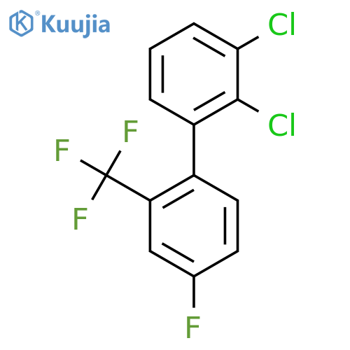 2,3-Dichloro-4'-fluoro-2'-trifluoromethyl-biphenyl structure