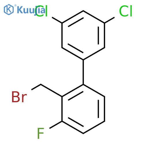 2'-Bromomethyl-3,5-dichloro-3'-fluoro-biphenyl structure