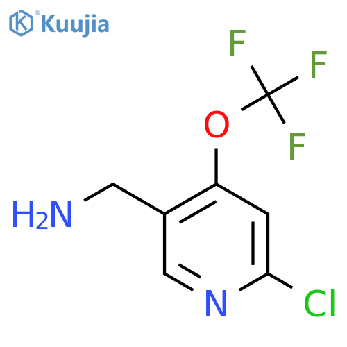 5-(Aminomethyl)-2-chloro-4-(trifluoromethoxy)pyridine structure