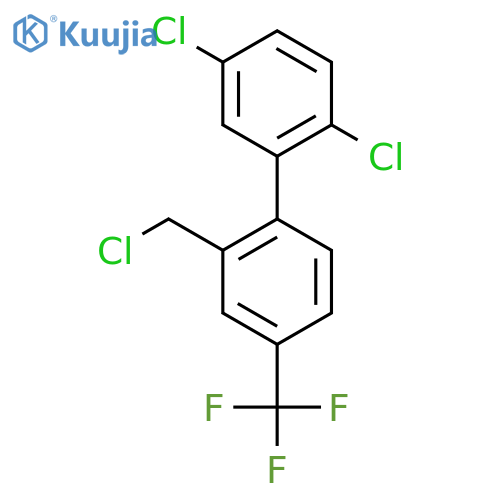 2'-Chloromethyl-2,5-dichloro-4'-trifluoromethyl-biphenyl structure
