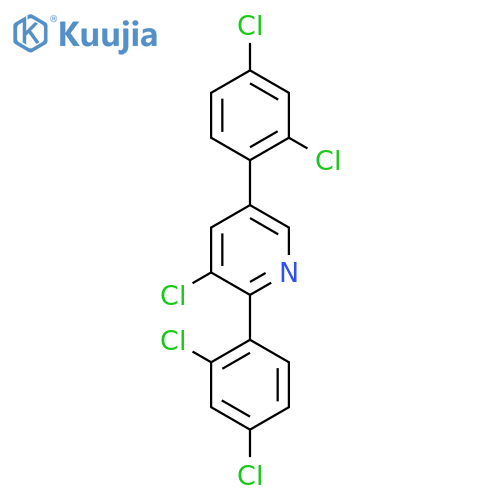 2,5-Bis(2,4-dichlorophenyl)-3-chloropyridine structure