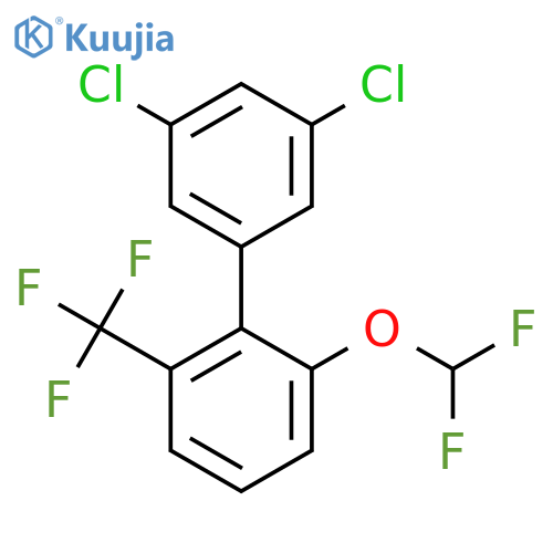 6'-Difluoromethoxy-3,5-dichloro-2'-trifluoromethyl-biphenyl structure