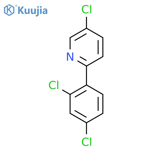5-Chloro-2-(2,4-dichlorophenyl)pyridine structure