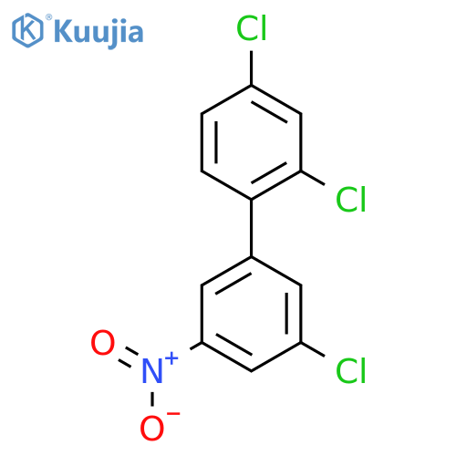 5'-Chloro-2,4-dichloro-3'-nitro-biphenyl structure