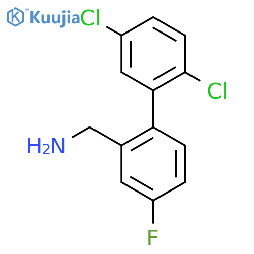 C-(2',5'-Dichloro-4-fluoro-biphenyl-2-yl)-methylamine structure