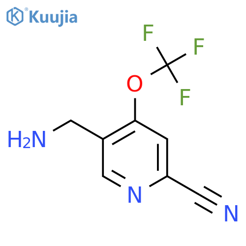 5-(Aminomethyl)-2-cyano-4-(trifluoromethoxy)pyridine structure